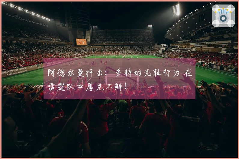 阿德尔曼抨击：多特的无耻行为 在雷霆队中屡见不鲜！